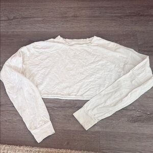 Vitality White Crop Top